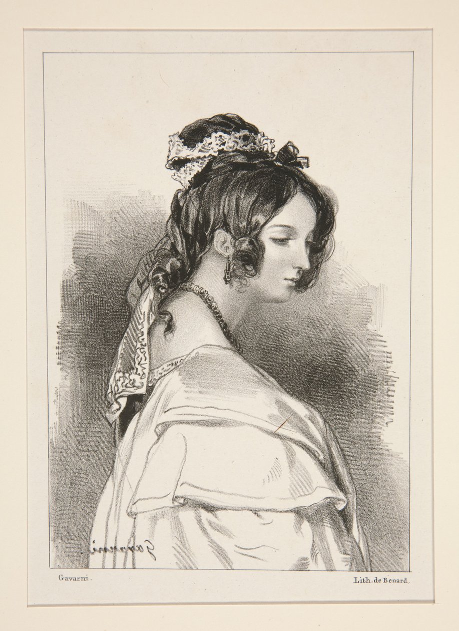 Julia Farnese av Paul Gavarni