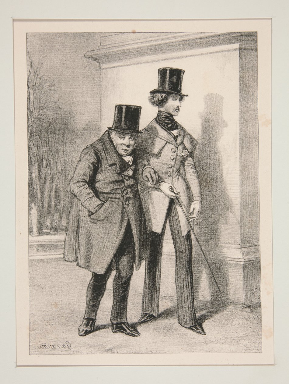 Alderdommens stokk av Paul Gavarni