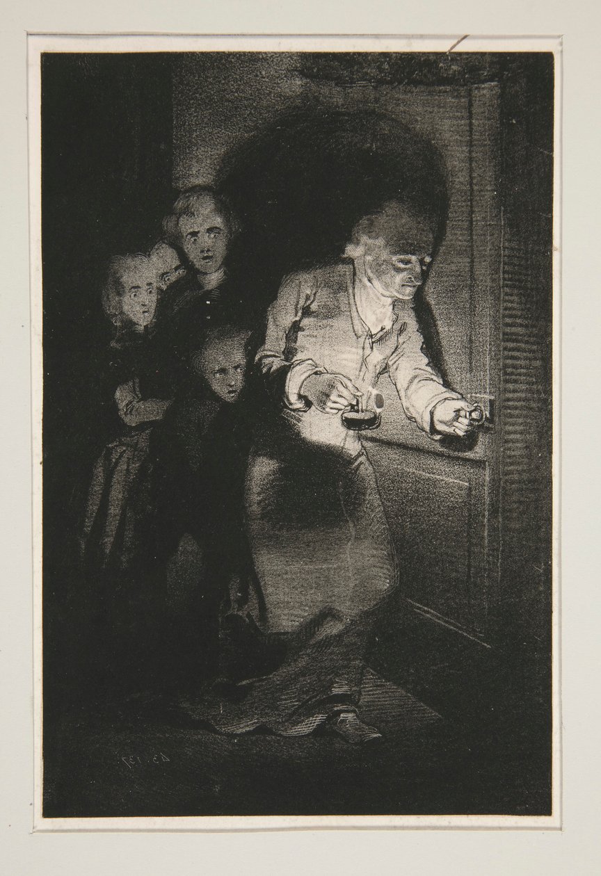SPØKELSET. av Paul Gavarni