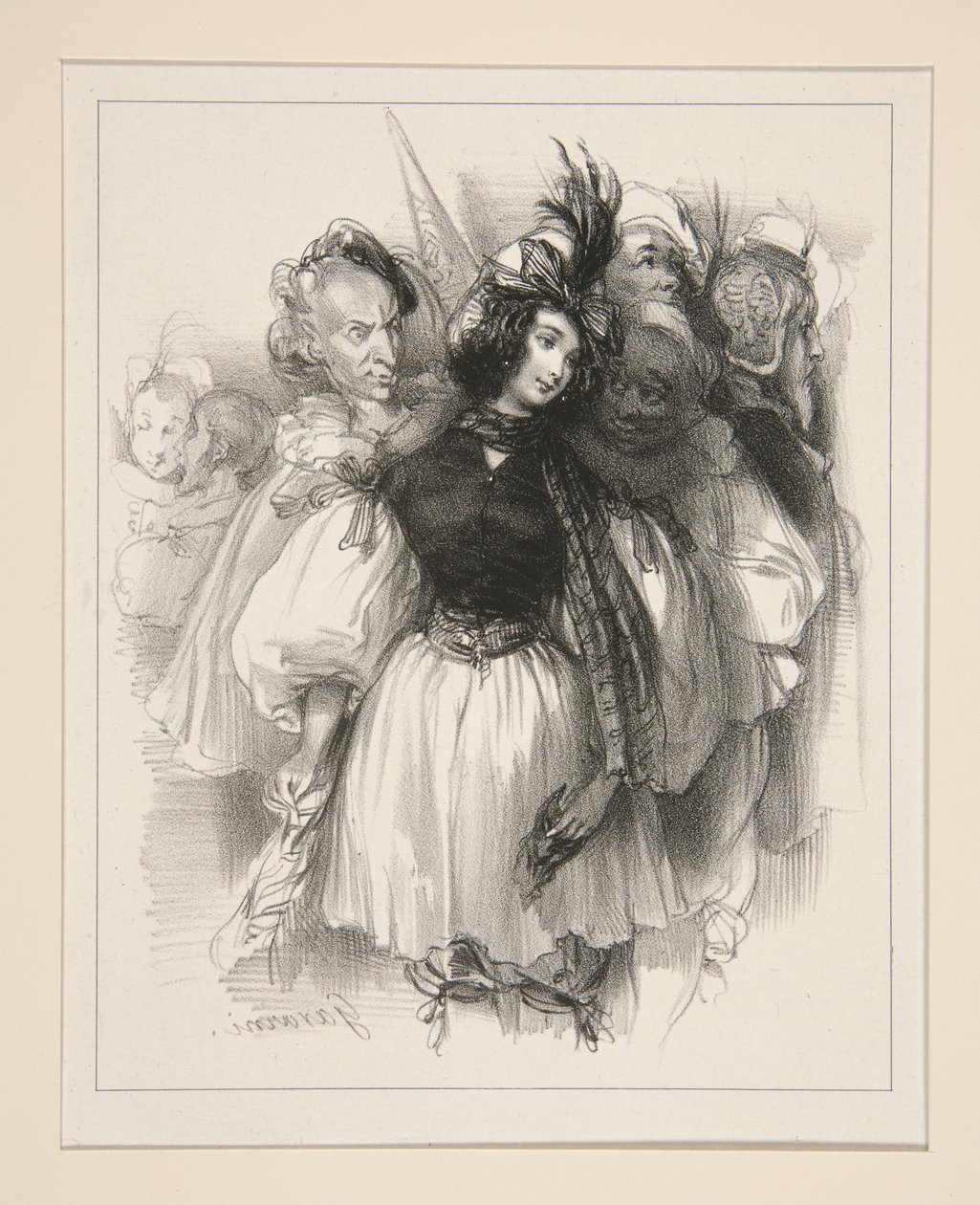Maskeballet av Paul Gavarni