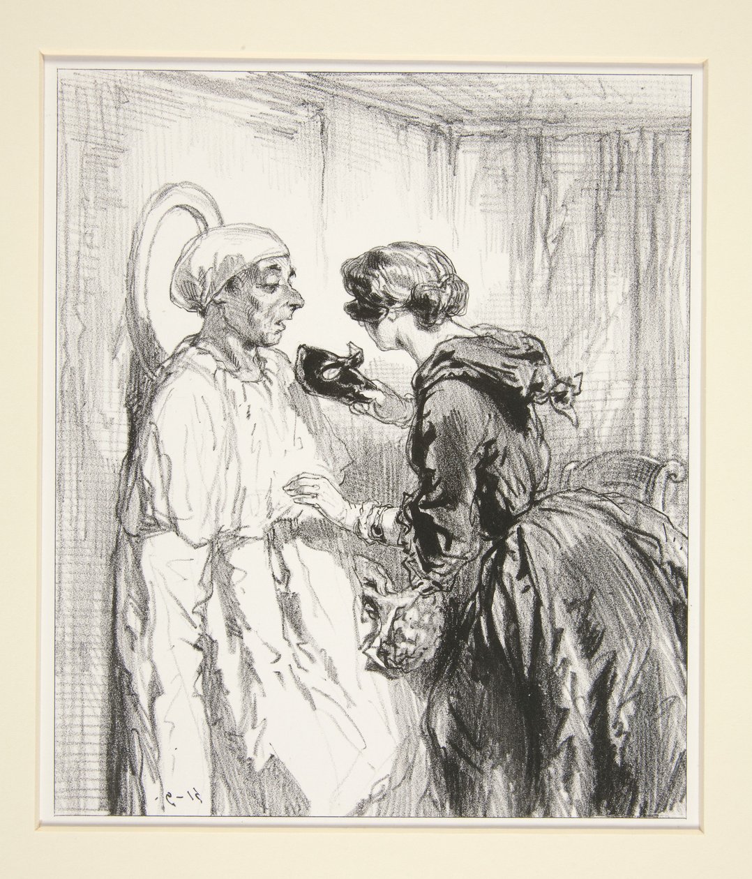 «Masken faller, mennesket blir, og pierroten forsvinner.» av Paul Gavarni