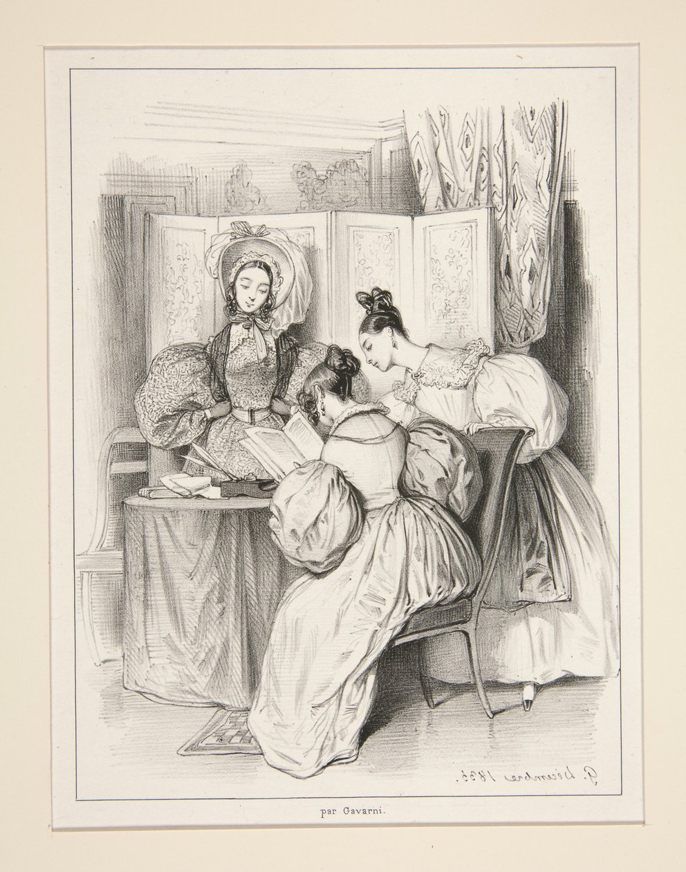 Kvinnene. Journal du Siècle. av Paul Gavarni