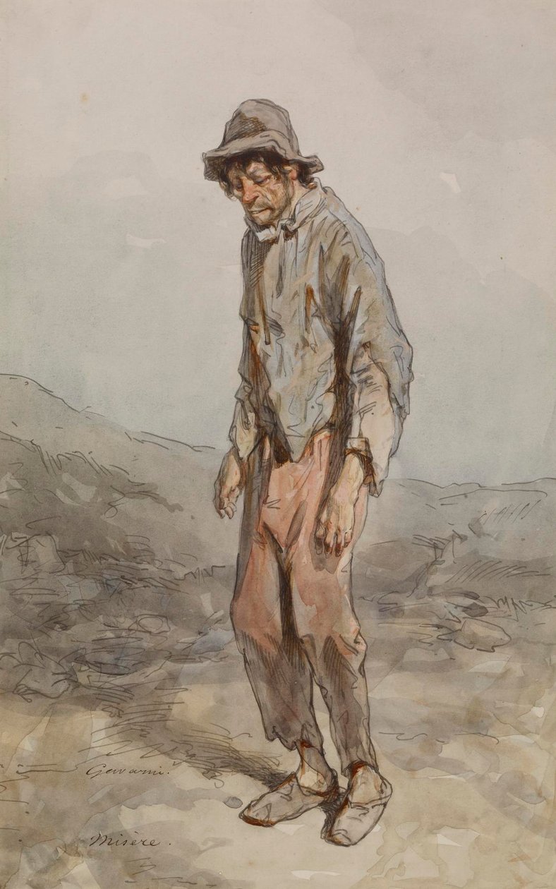Elendighet av Paul Gavarni
