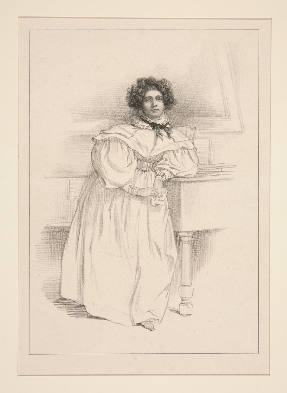 Mme. hertuginnen av Abrantes av Paul Gavarni