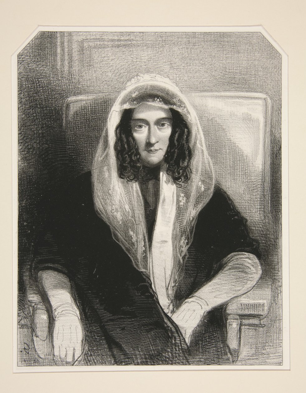 Mme. de Viefville av Paul Gavarni