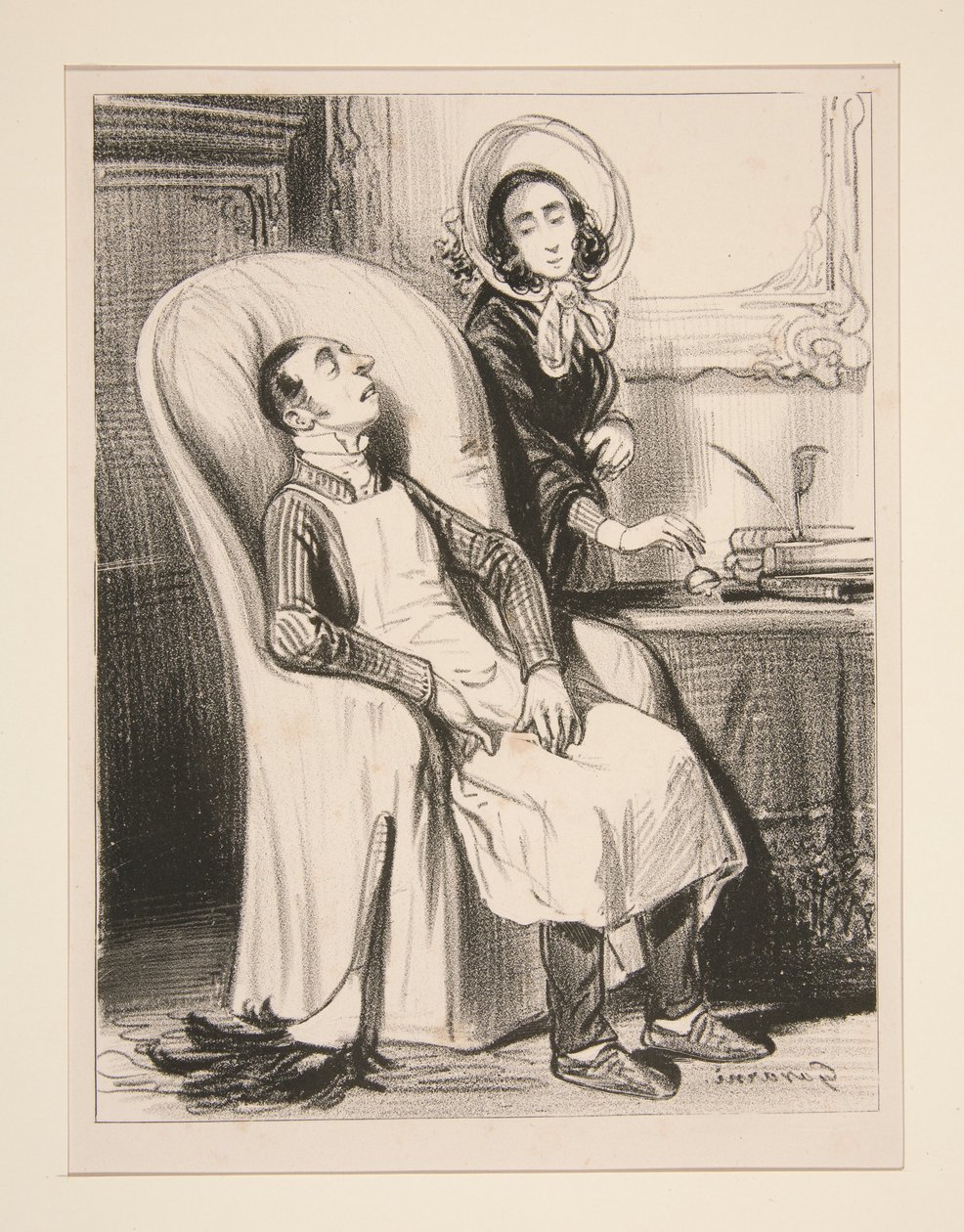 Herr Joseph drømmer at han er prest og holder messe i Saint-Thomas-d