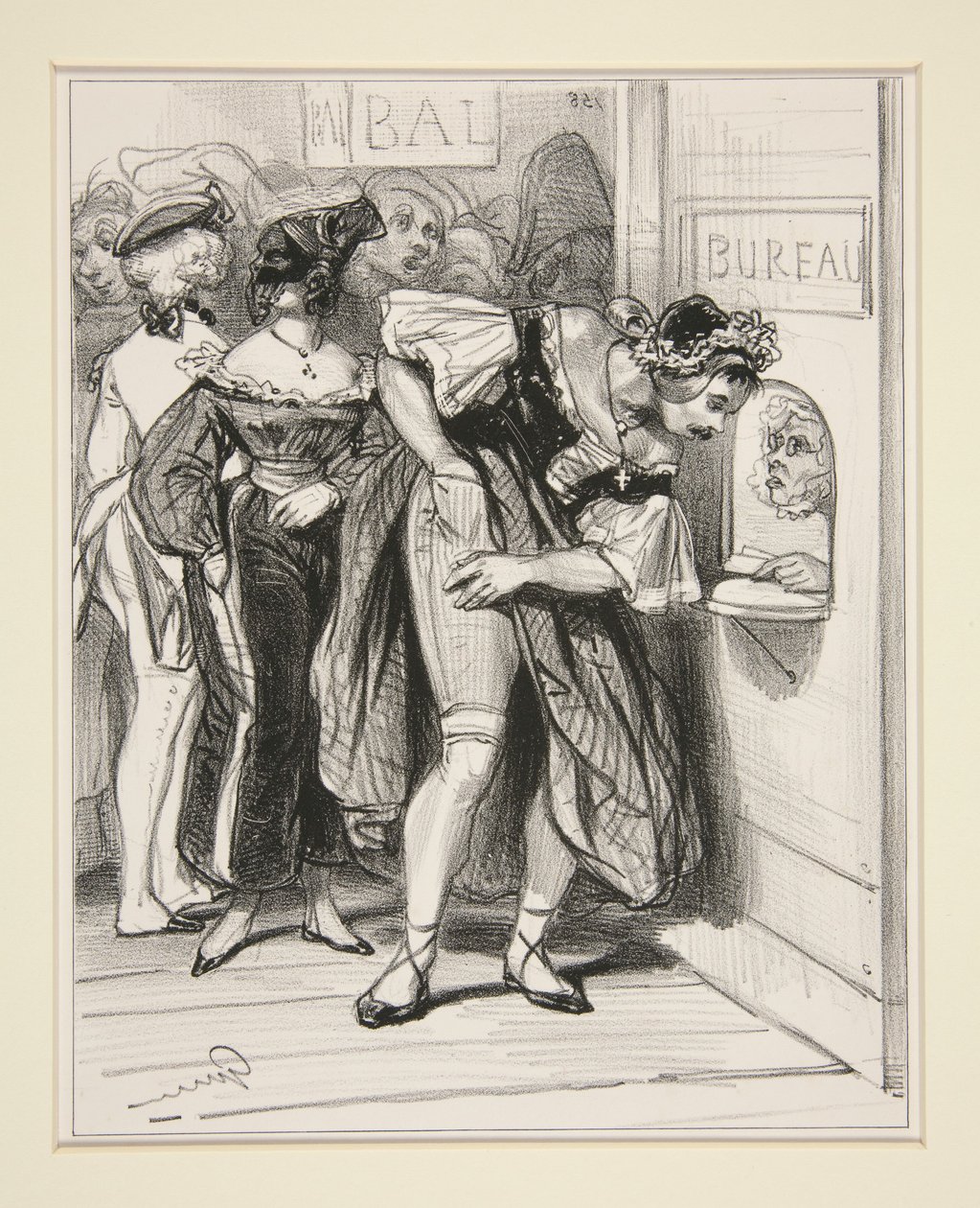 Nr. 1 - En kavaler og en dame... Femten sous. av Paul Gavarni