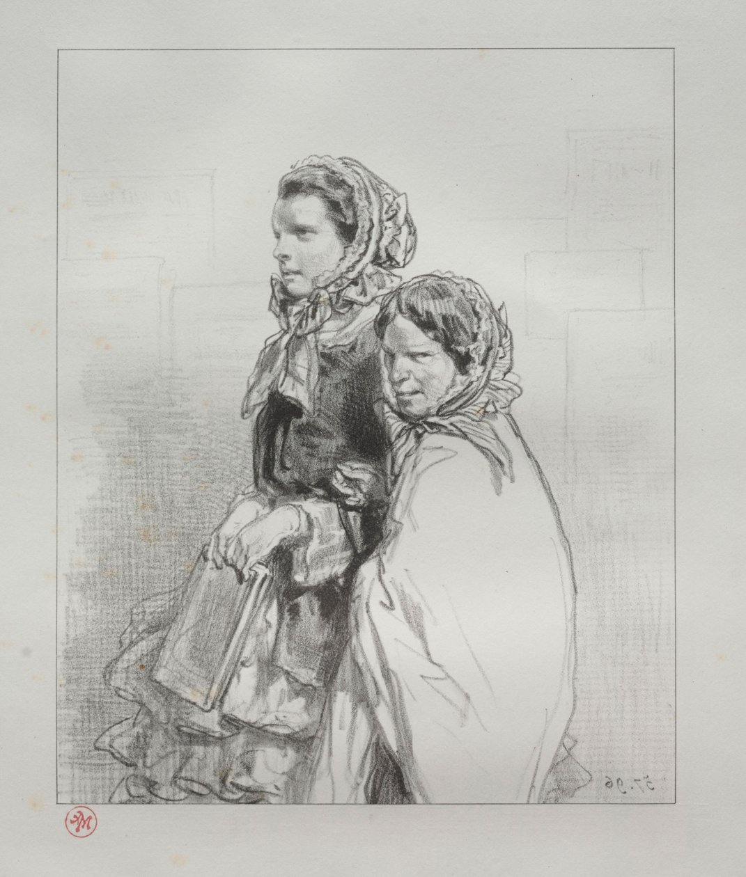 Par-ci, par-lá: Min datter har sunget, 1854-1856. av Paul Gavarni