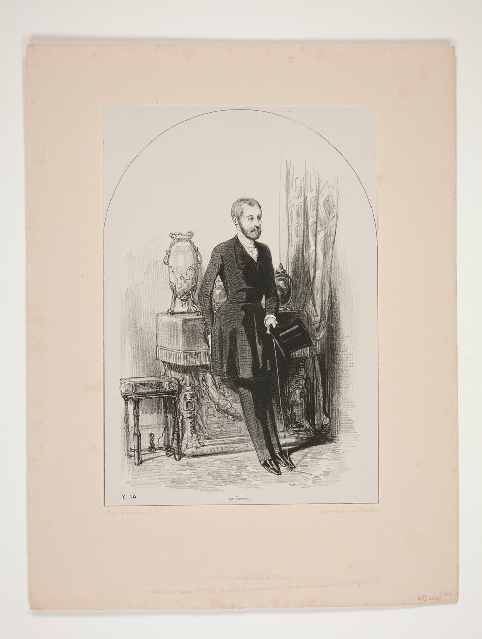 Redingote av Humann av Paul Gavarni