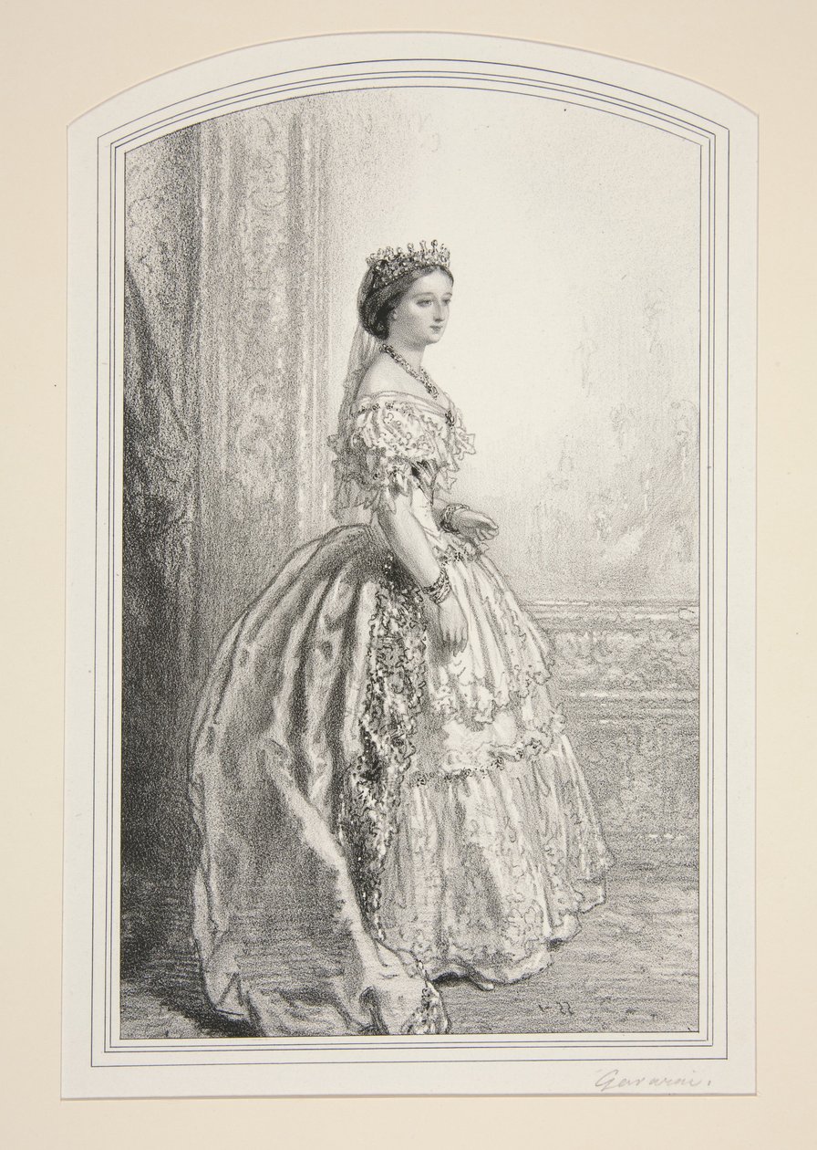 H. M. keiserinne Eugénie av Paul Gavarni