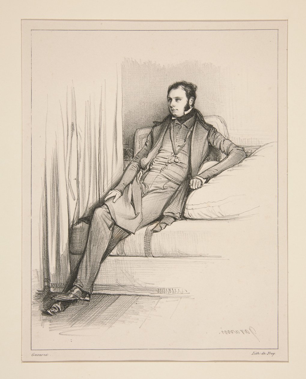 S. Henry Berthoud av Paul Gavarni