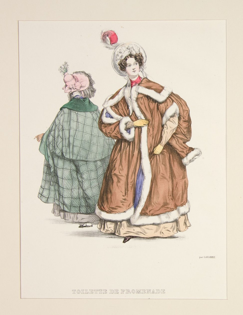 Spaserdress. Bojarkappe, ... av Paul Gavarni