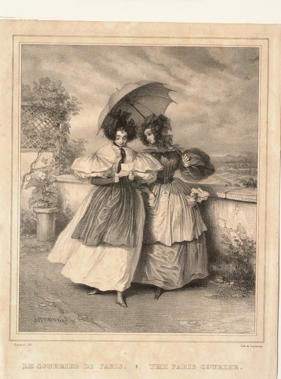 Paris-kureren (Le Courrier de Paris) av Paul Gavarni