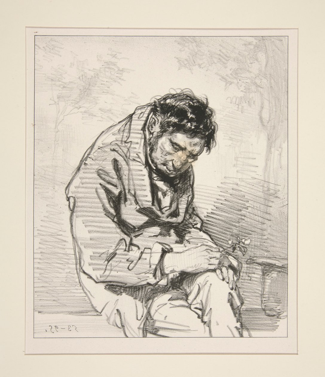 En elsker av musene. av Paul Gavarni