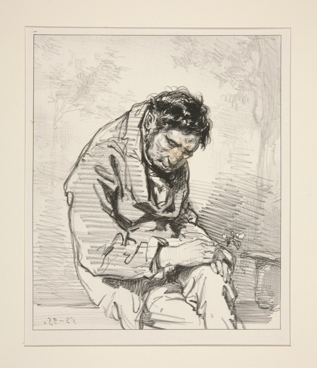 En elsker av musene. av Paul Gavarni