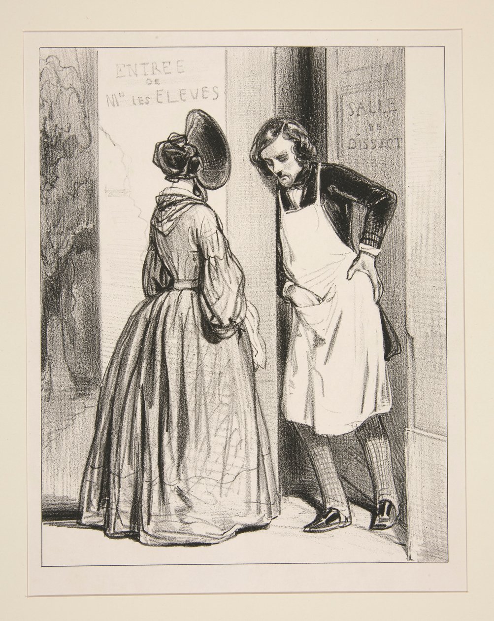 Det har gått åtte måneder, Auguste, siden du lovet meg en kappe av Paul Gavarni