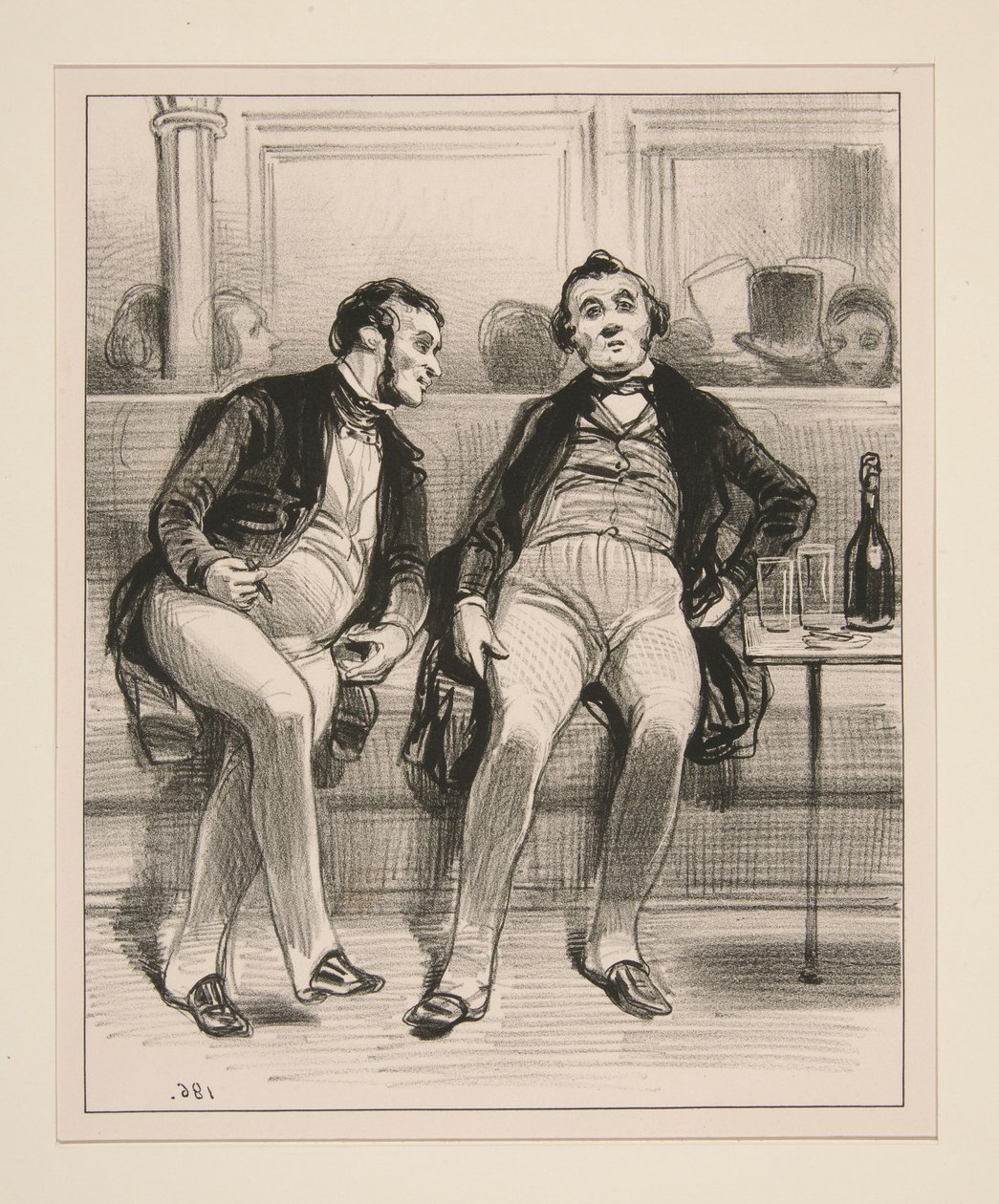 Ser De den fasjonable herren som kommer inn der? - Ja... av Paul Gavarni