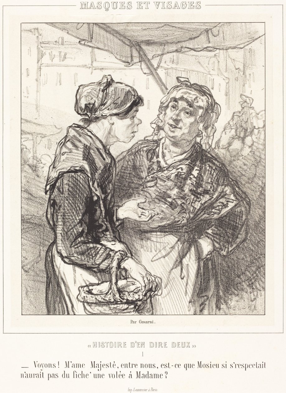«La oss se! Madame Majestet...» av Paul Gavarni