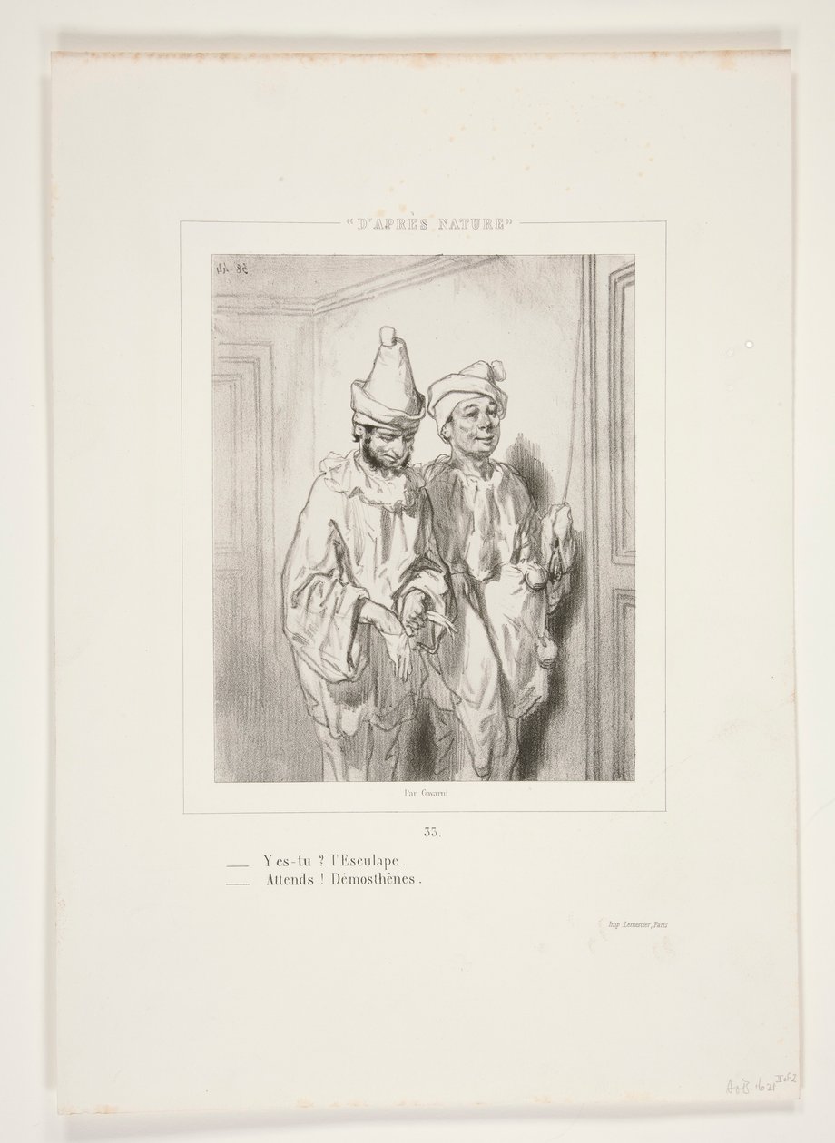 Er du der? L av Paul Gavarni