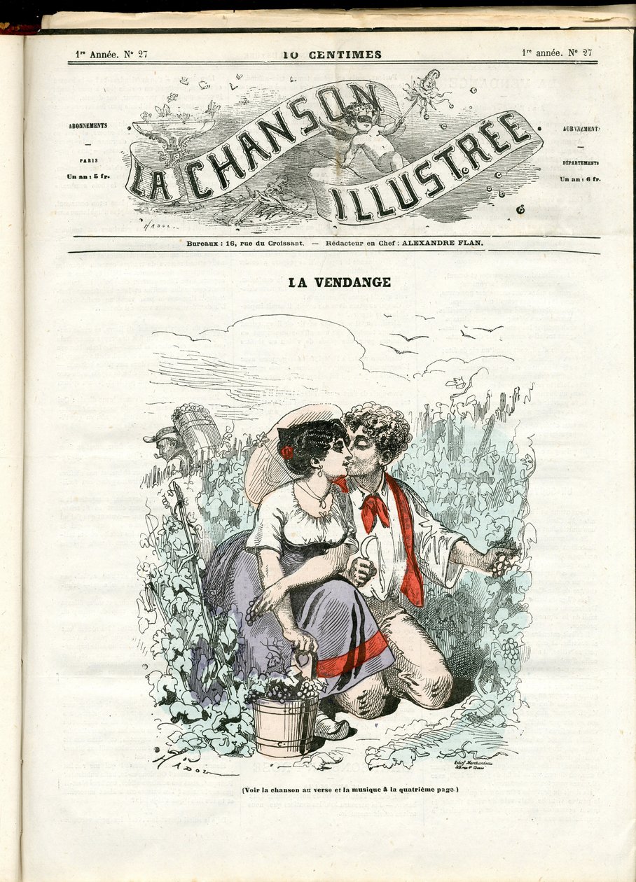 La Chanson illustree (magasin), nummer 27 av Paul Hadol