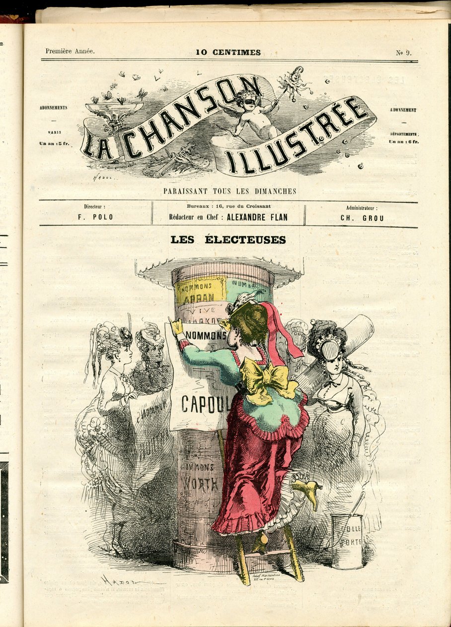 La Chanson illustree (magasin), nummer 9 av Paul Hadol