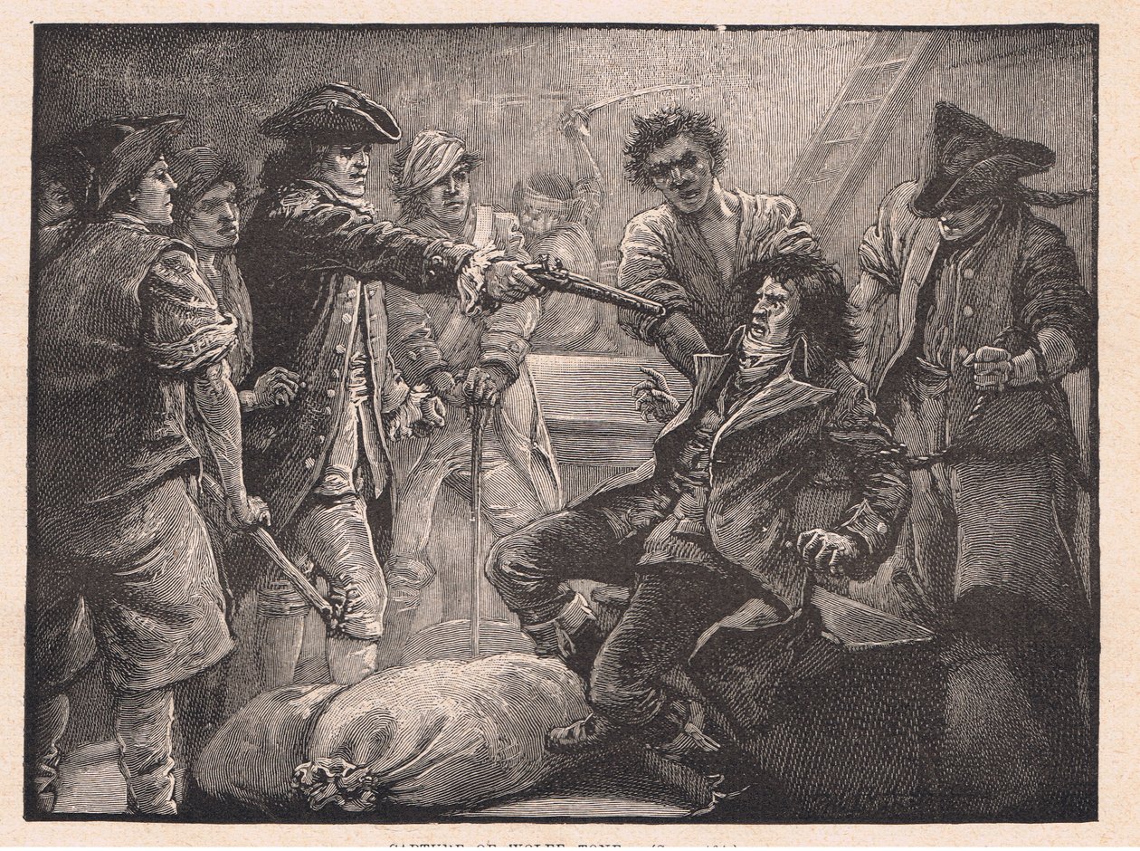 Fangst av Wolfe Tone AD 1798 av Paul Hardy