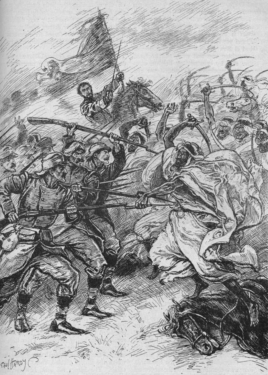 Maurer og spanjoler blandet uløselig, 1902 av Paul Hardy