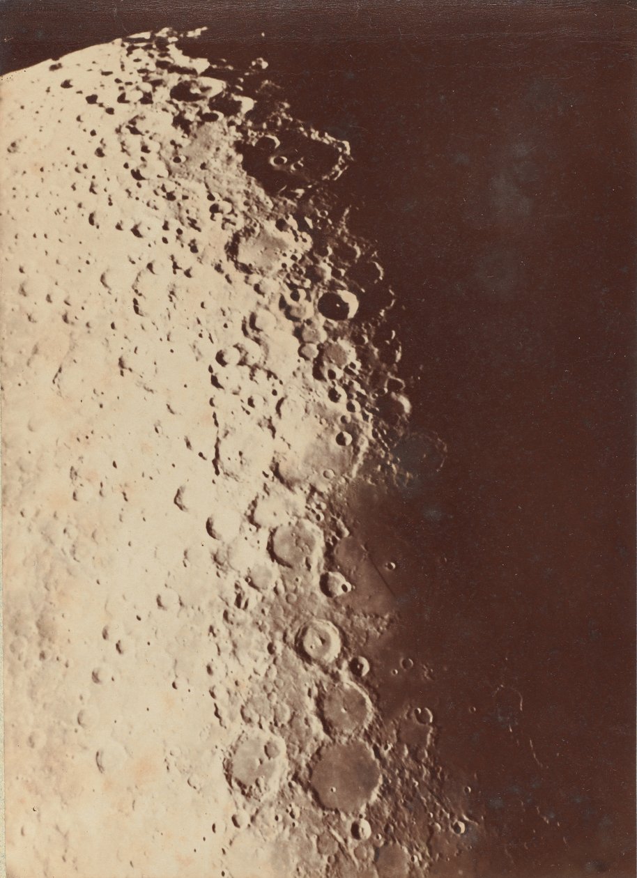 Månefotografi, Sydpolen, 1890 av Paul Henry