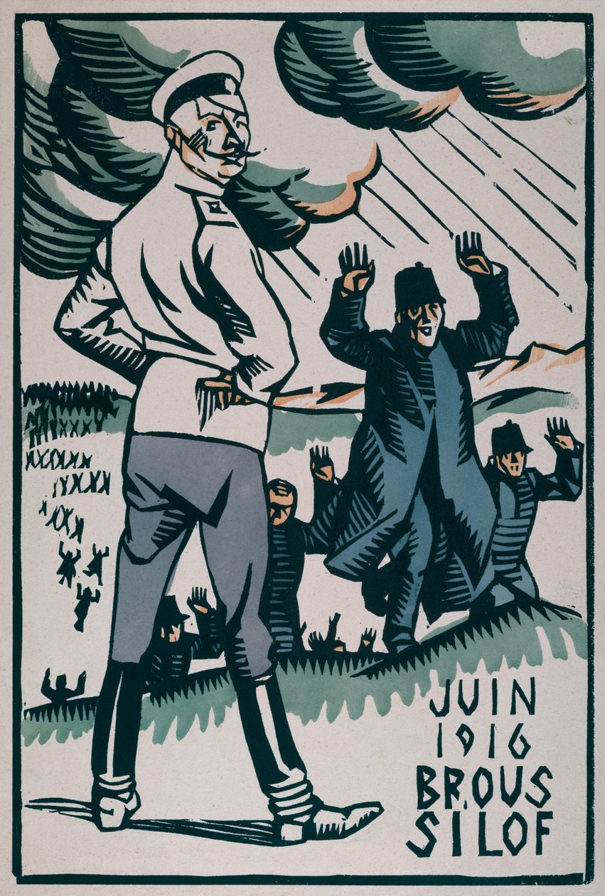 Brusilov-offensiven i juni 1916 av Paul Hermann
