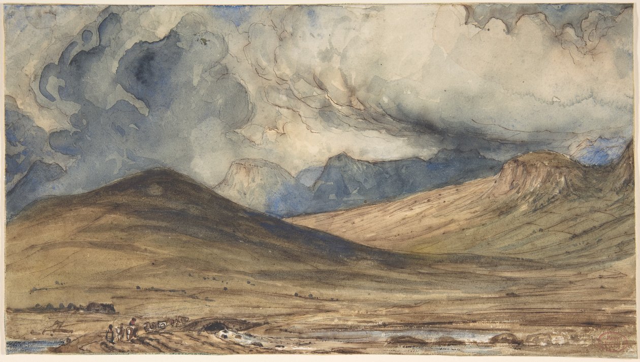 Fjellene i Auvergne av Paul Huet