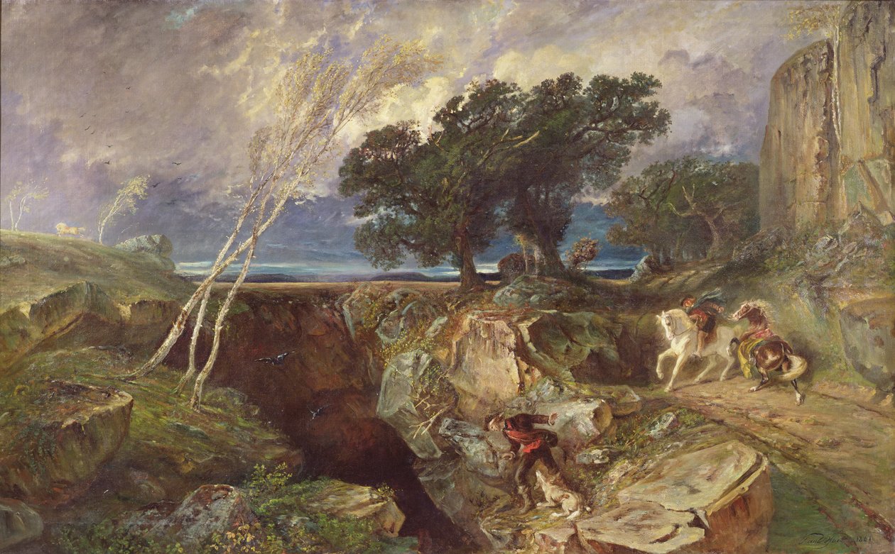 Gulfen, landskap av Paul Huet
