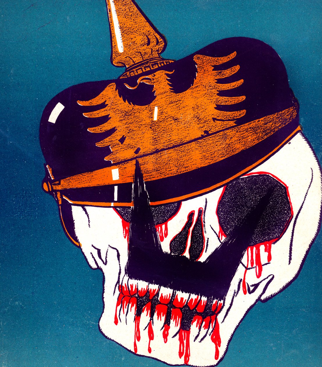 Karikatur av Kaiser Wilhelm, 13. april 1916 av Paul Iribe