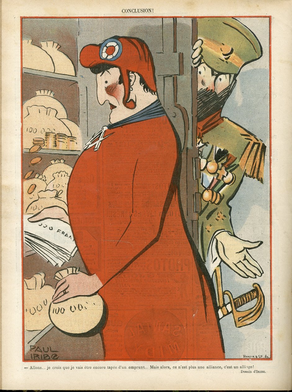 Illustrasjon av Paul Iribe (1883-1935) i Le Rire av Paul Iribe