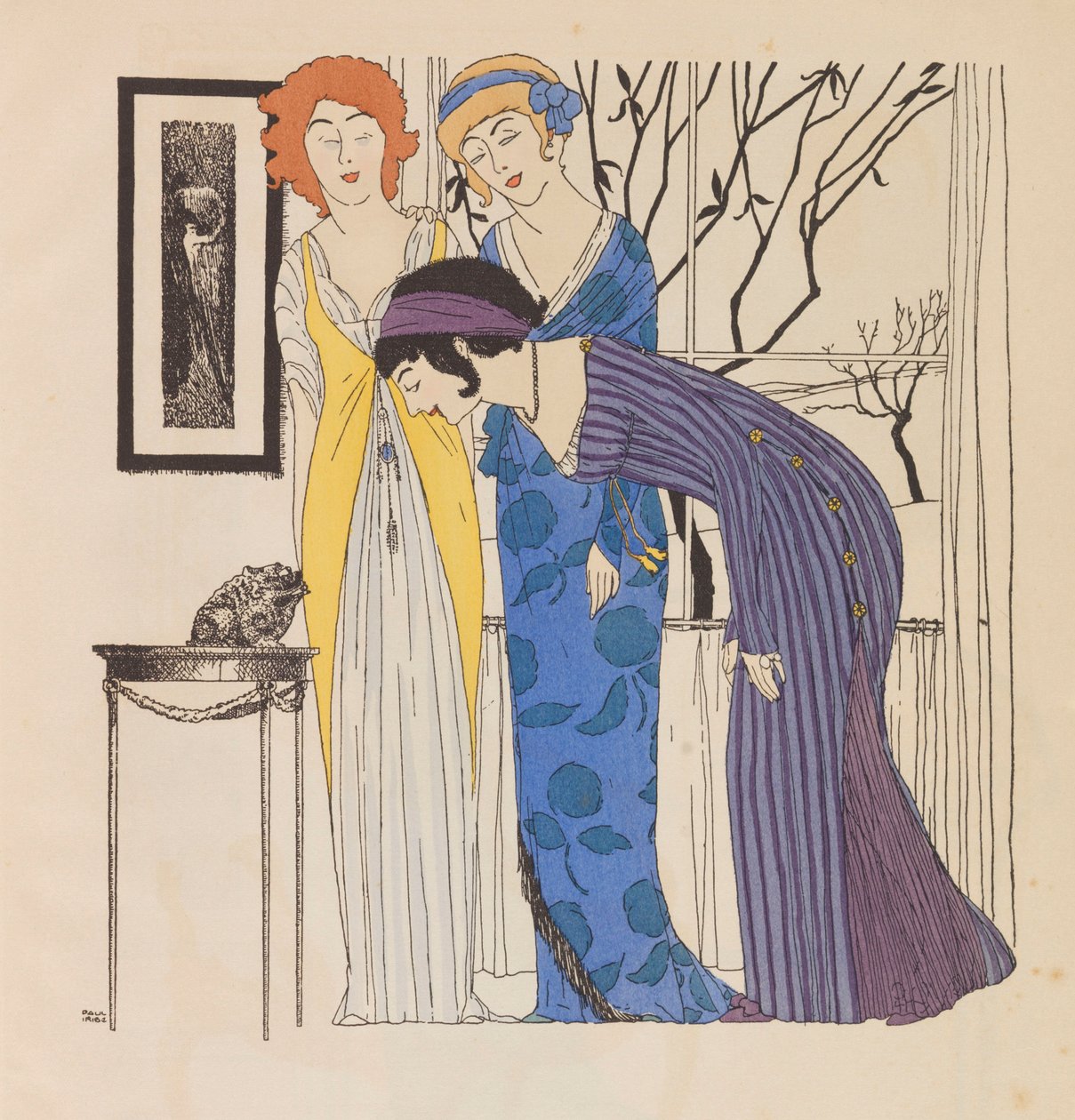 Paul Poiret-kjolene, 1908. av Paul Iribe