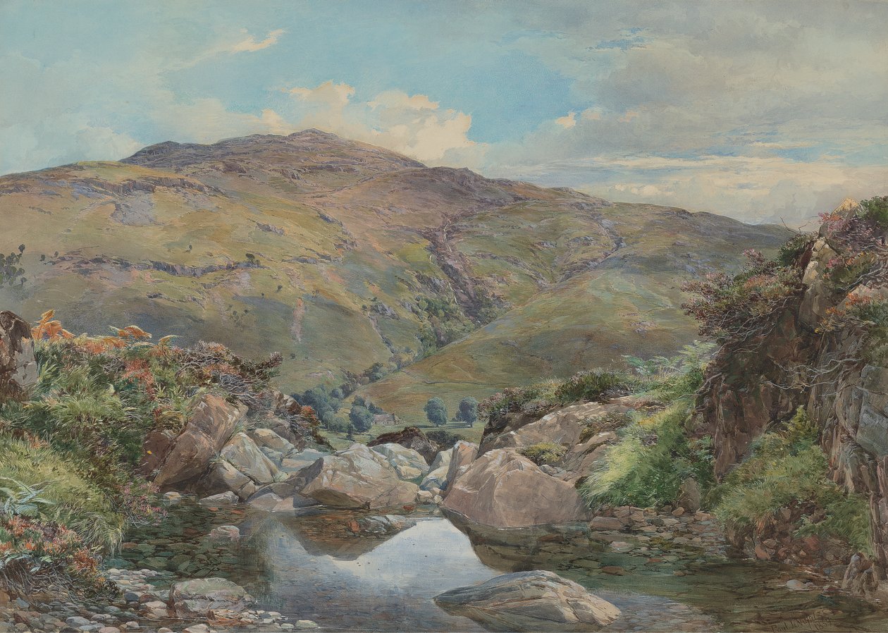 Leder for Loch Lomond, med Ben Lomond i det fjerne av Paul Jacob Naftel