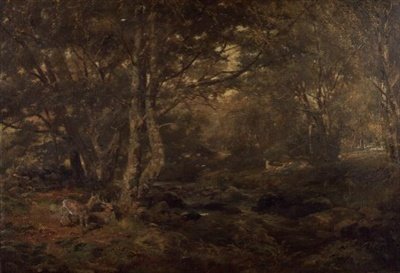 Through the Wood, Pont-y-Gytyn, Nord-Wales av Paul Jacob Naftel
