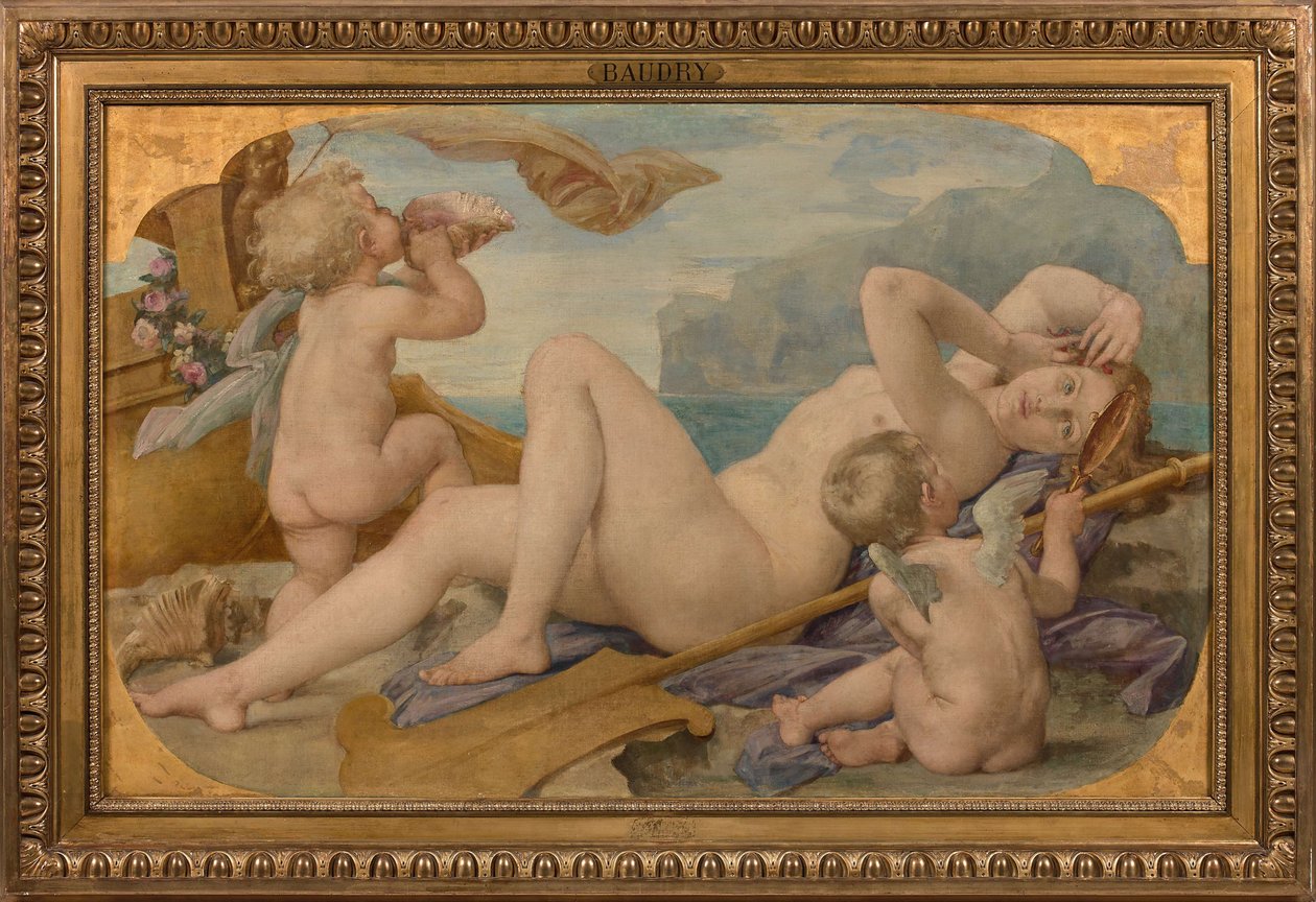 Cybele and Amphitrite, 1859. av Paul Jacques Aimé Baudry