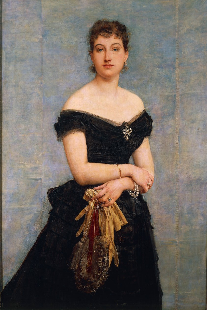Portrett av Madame Louis Singer av Paul Jacques Aimé Baudry