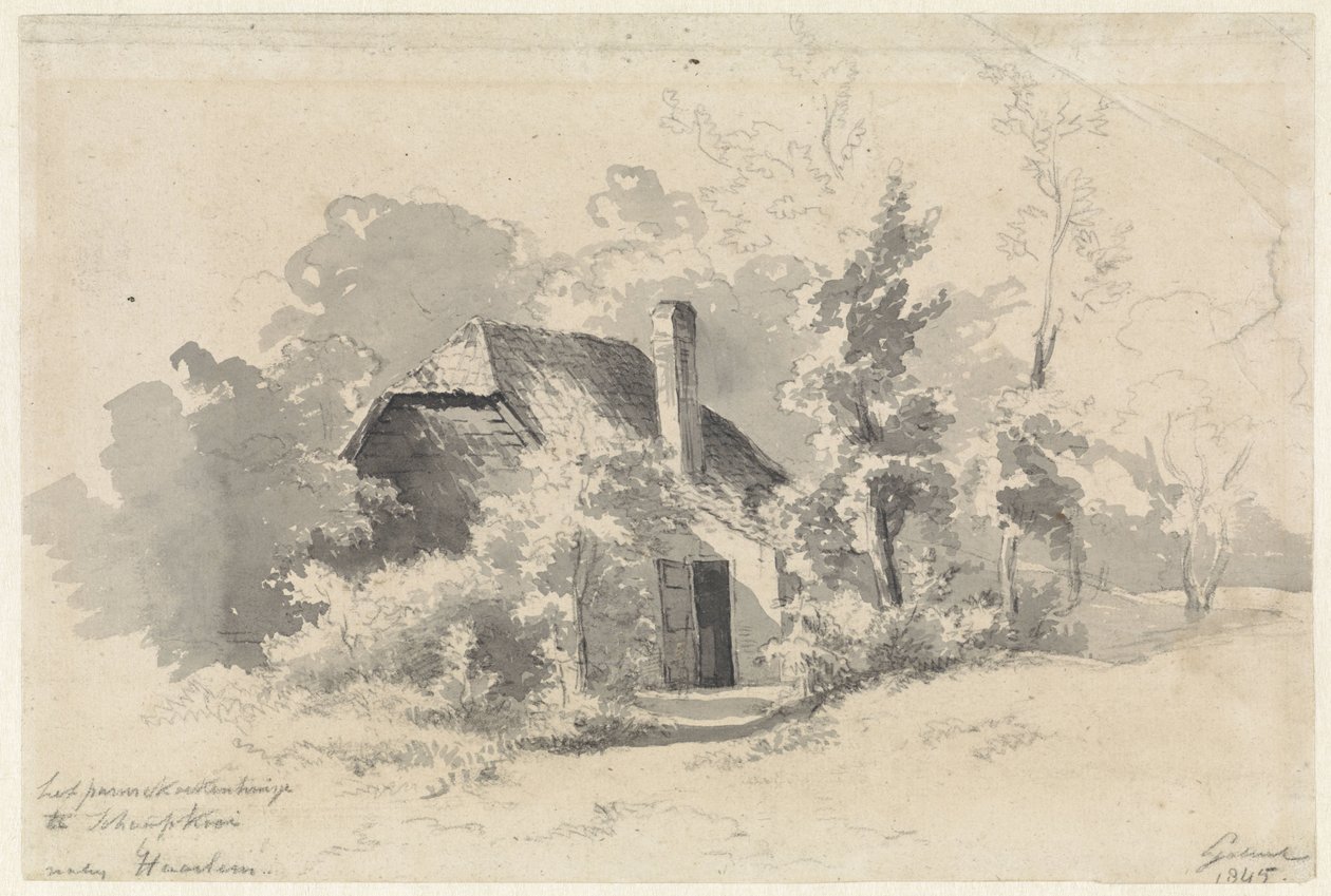 Pannekakehuset The Sheepfold Pannekakehuset De Schaapskooi nær Haarlem (tittel på objekt) av Paul Joseph Constantin Gabriel