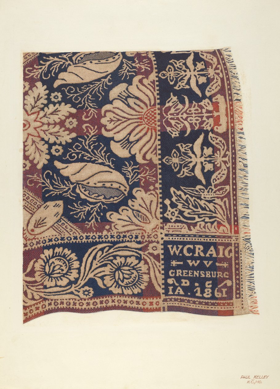 Jacquard-trekk av Paul Kelly