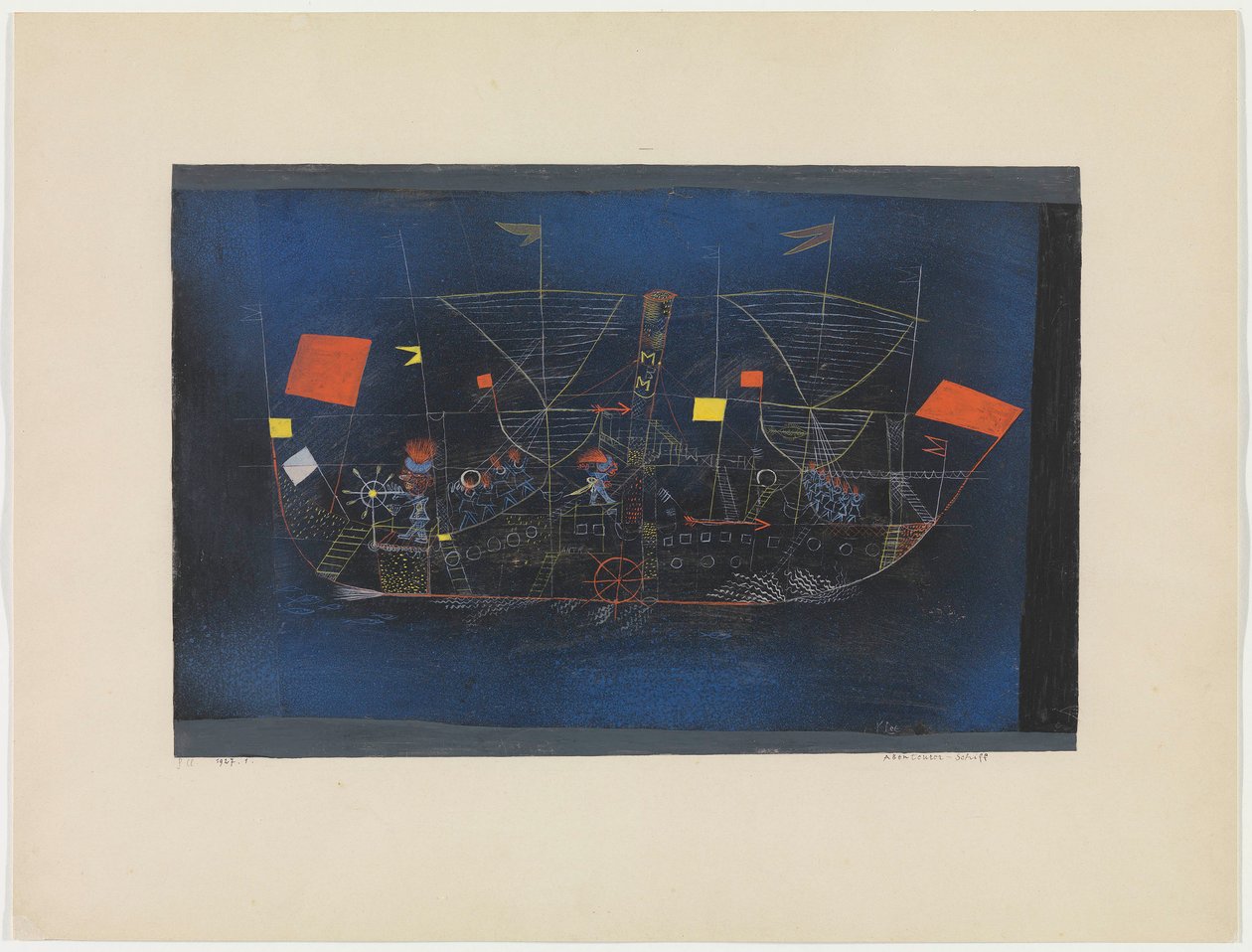 Eventyrskip Eventyrskipet, 1927. av Paul Klee