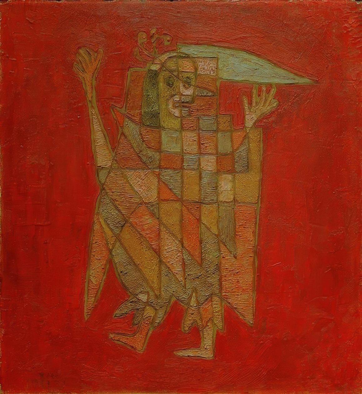 Allegorisk figur (fading) av Paul Klee