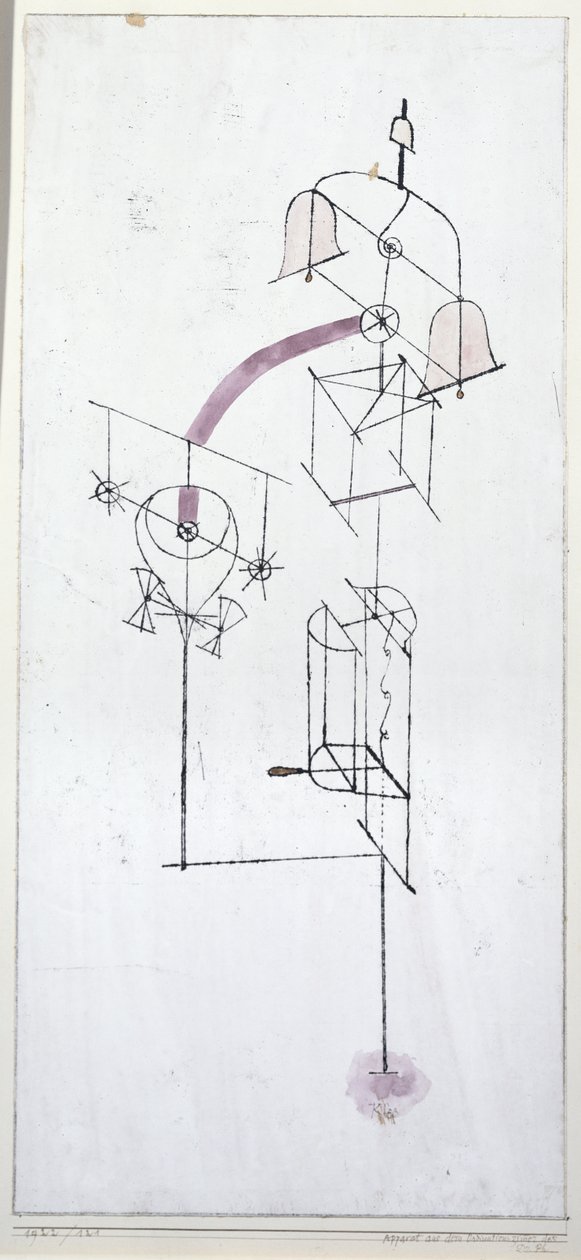 Apparat fra konsultasjonsrommet til Dr. Ph. av Paul Klee