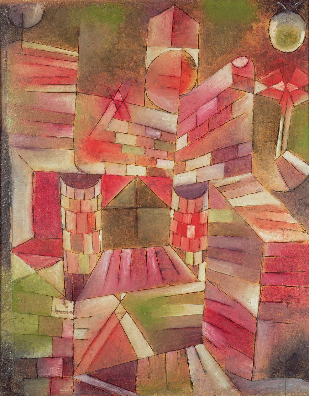 Arkitektur ved vinduet av Paul Klee