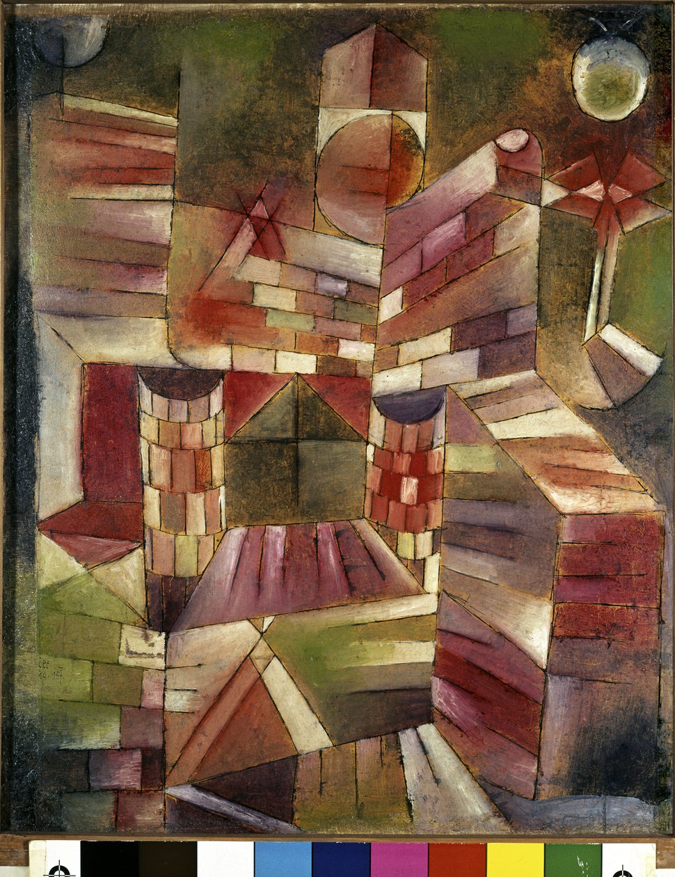 Arkitektur fra vinduet av Paul Klee