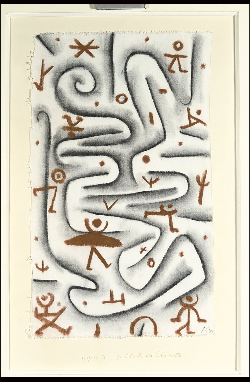 Område med høyt humør; Gelande des Ubermutes av Paul Klee