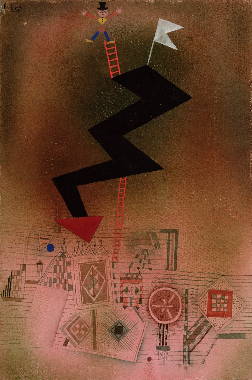 arrestert lyn av Paul Klee