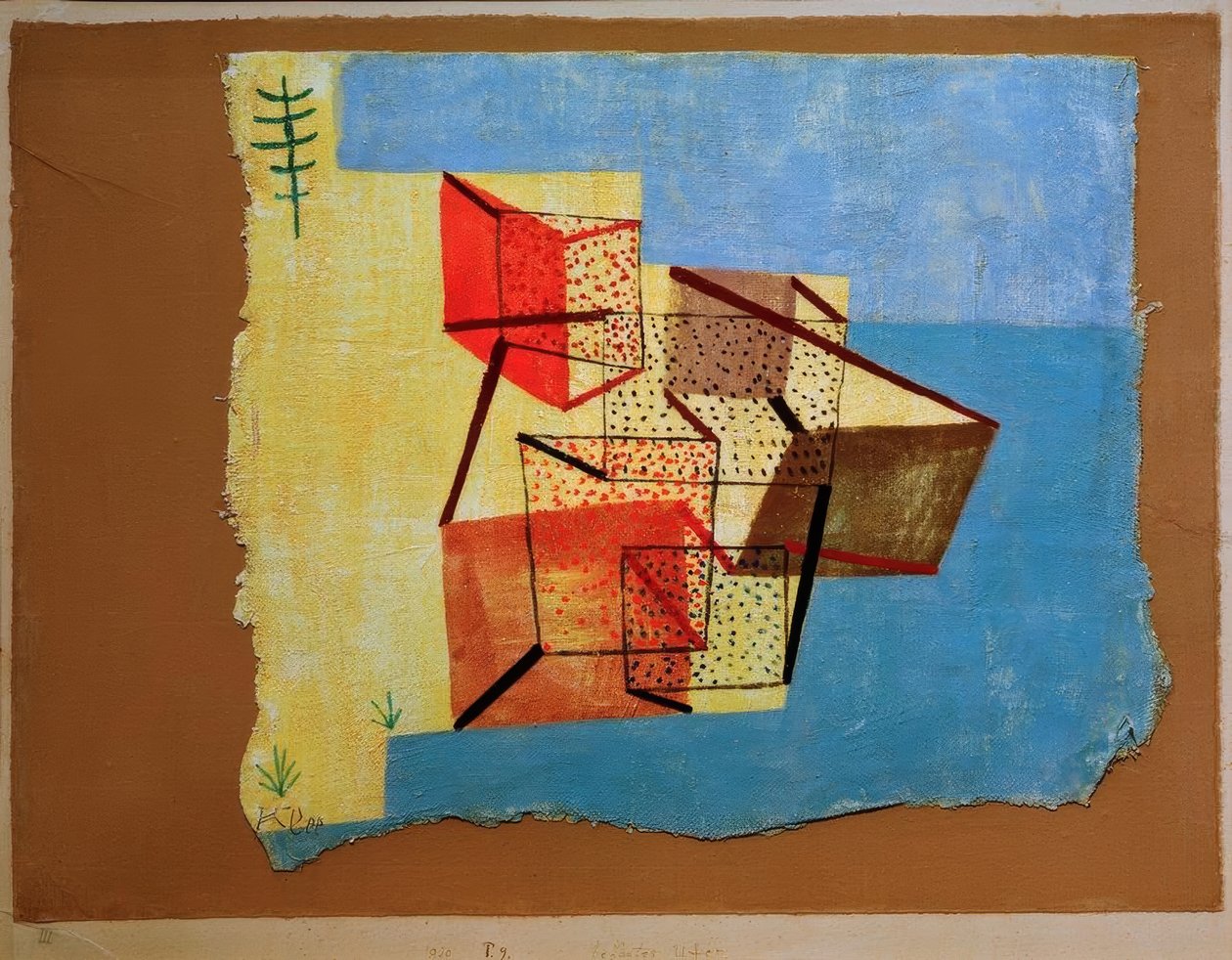 Oppbygd strand av Paul Klee