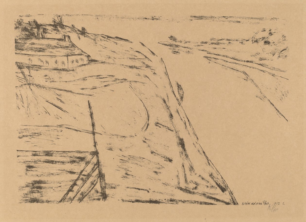 Utsikt over en elv av Paul Klee