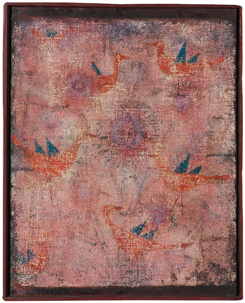 Blåvingede fugler av Paul Klee